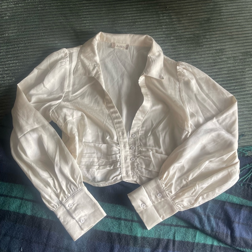 Ivory blouse